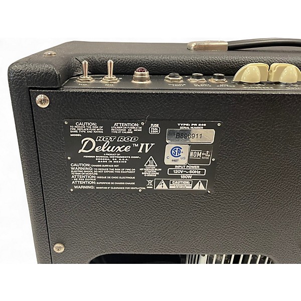 Used 2018 Fender Hot Rod Deluxe IV 40W 1x12 Tube Guitar Combo Amp