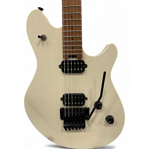 Used 2022 EVH Wolfgang Standard Cream White Solid Body Electric Guitar