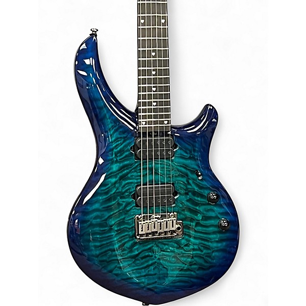 Used Sterling by Music Man John Petrucci Majesty Cerulean Paradise Solid Body Electric Guitar
