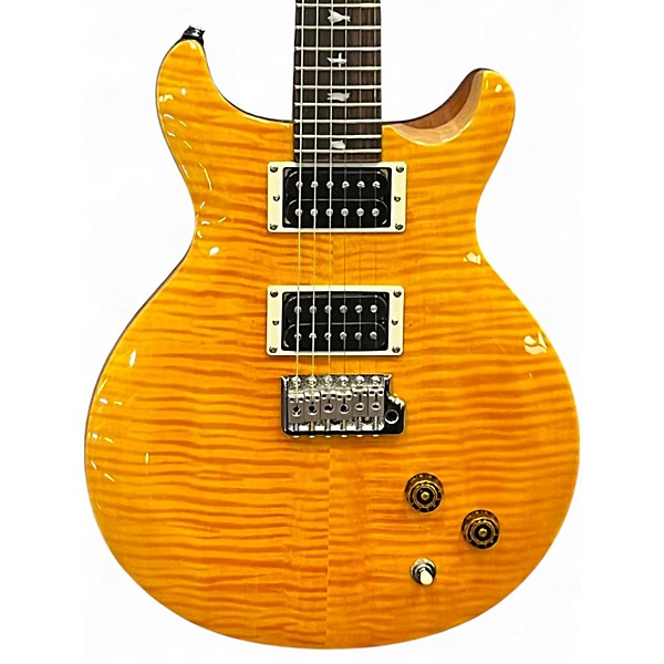 Used PRS Carlos Santana Signature SE Santana Yellow Solid Body Electric Guitar