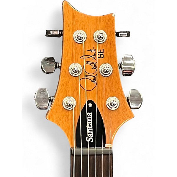 Used PRS Carlos Santana Signature SE Santana Yellow Solid Body Electric Guitar