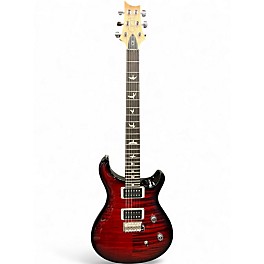 Used 2024 PRS CE24 Fire Red Burst Solid Body Electric Guitar