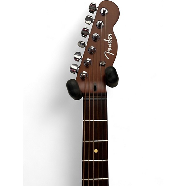 Used Fender Acoustasonic Player Telecaster Black Acoustic Electric Guitar