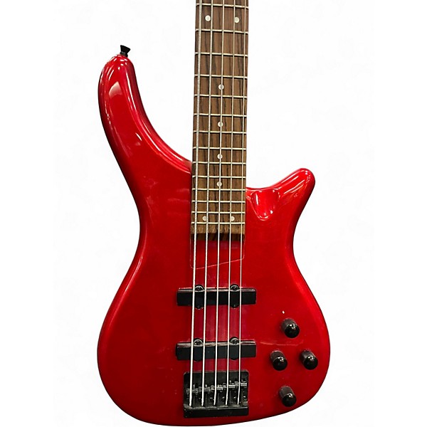 Used Rogue LX205B SERIES III Chrome Red Electric Bass Guitar