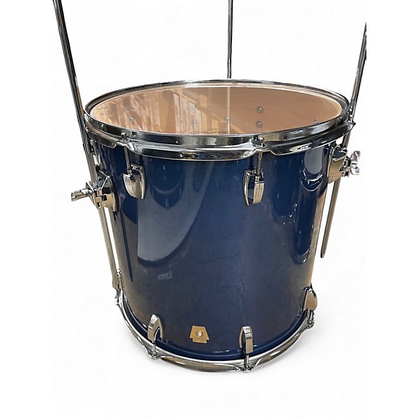 Used Ludwig 5 Piece Classic Maple ROYAL BLUE LACQUER Drum Kit