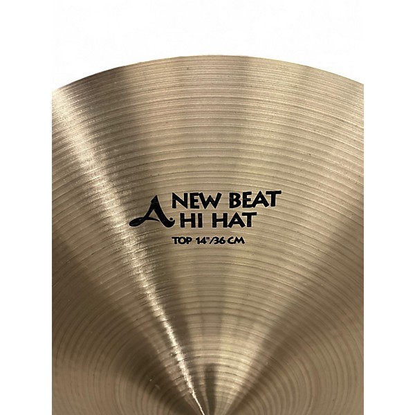 Used Zildjian 14in New Beat Hi Hat Pair Cymbal