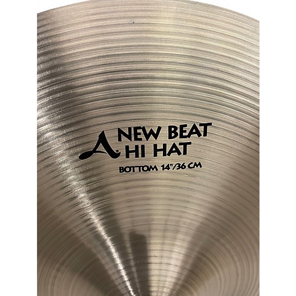 Used Zildjian 14in New Beat Hi Hat Pair Cymbal