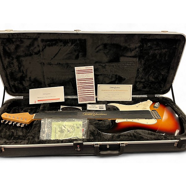 Used Xotic XSC-2 3 Tone Sunburst Solid Body Electric Guitar