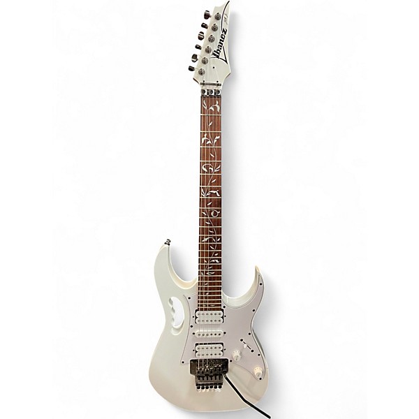 Used Ibanez JEMJR White Solid Body Electric Guitar
