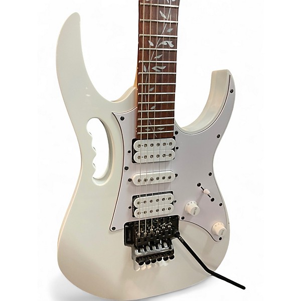 Used Ibanez JEMJR White Solid Body Electric Guitar