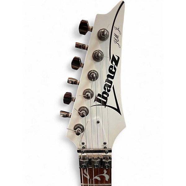 Used Ibanez JEMJR White Solid Body Electric Guitar
