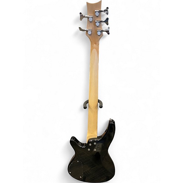Used Glarry 5 STRING BASS Black Electric Bass Guitar