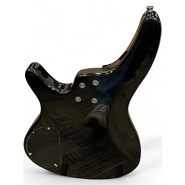 Used Glarry 5 STRING BASS Black Electric Bass Guitar