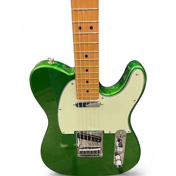 Used Fender Player Plus Telecaster Cosmic Jade Solid Body Electric Guitar