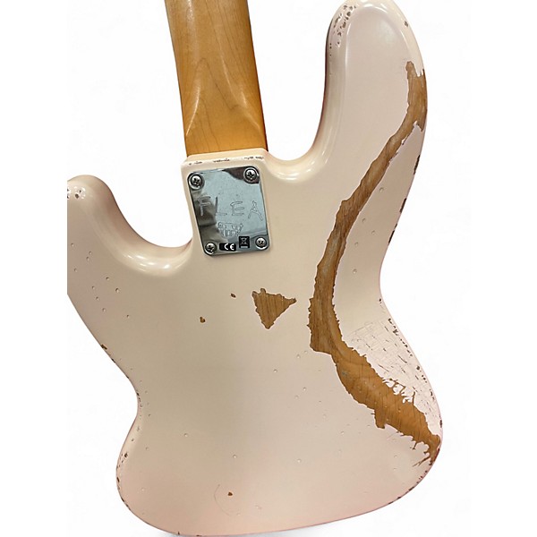 Used Fender Flea Signature Jazz Bass Shell Pink Electric Bass Guitar