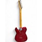 Used Fender Deluxe Telecaster Candy Apple Red Metallic Solid Body Electric Guitar