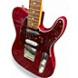 Used Fender Deluxe Telecaster Candy Apple Red Metallic Solid Body Electric Guitar