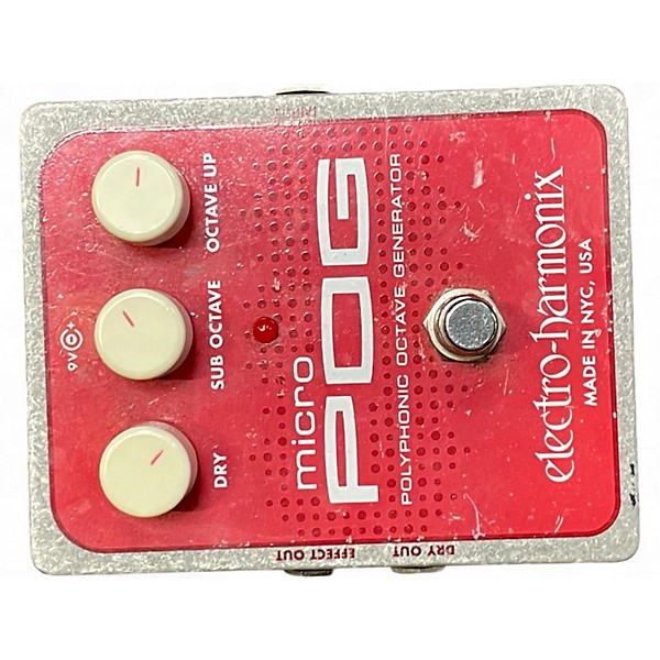 Used Electro-Harmonix Micro Pog Polyphonic Octave Generator Effect Pedal