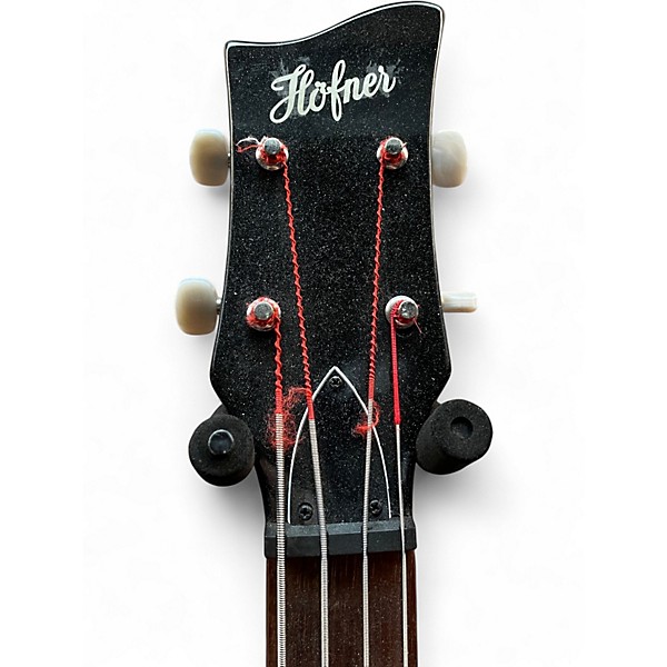 Used Hofner Ignition Club Black Electric Bass Guitar