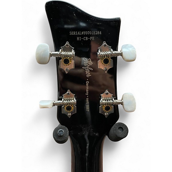 Used Hofner Ignition Club Black Electric Bass Guitar
