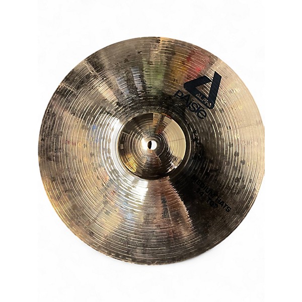 Used Paiste 14in Alpha Medium Hi Hat Pair Cymbal