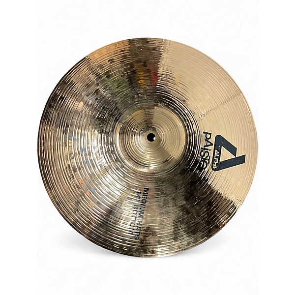 Used Paiste 14in Alpha Medium Hi Hat Pair Cymbal