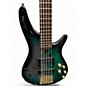 Used Ibanez SR405EPBDX 5 String Tropical Seafloor Burst Electric Bass Guitar