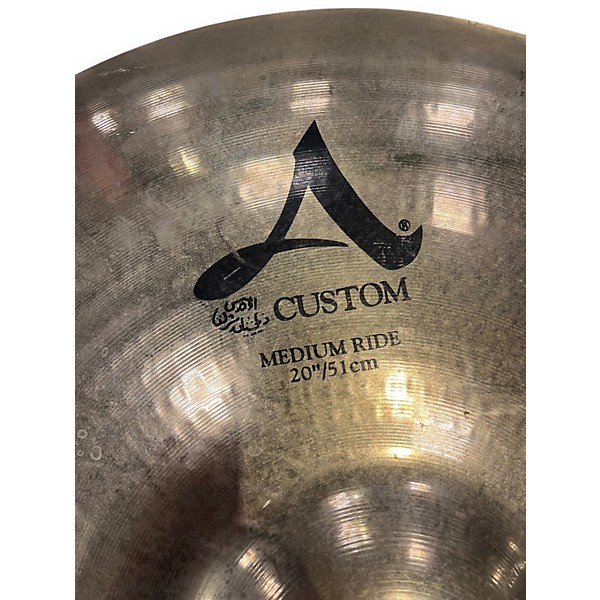 Used Zildjian 20in A Custom Medium Crash Cymbal