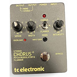 Used TC Electronic Stereo Chorus+ Effect Pedal