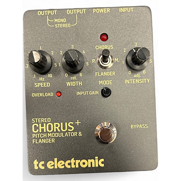Used TC Electronic Stereo Chorus+ Effect Pedal