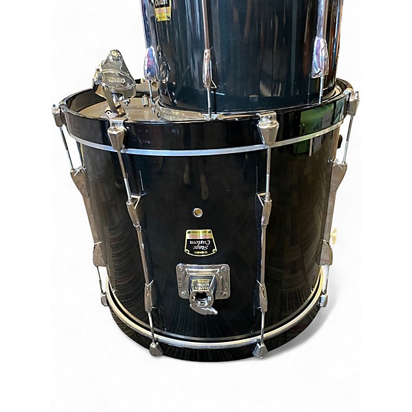 Used Yamaha 4 Piece Stage Custom Advantage Black Drum Kit