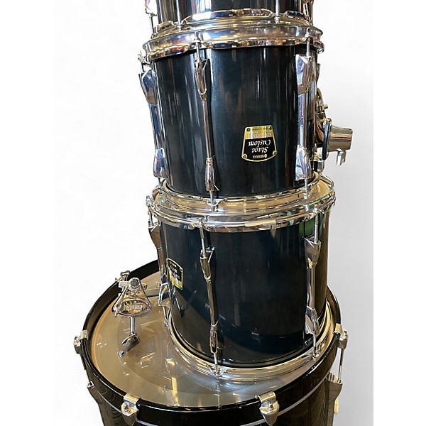 Used Yamaha 4 Piece Stage Custom Advantage Black Drum Kit