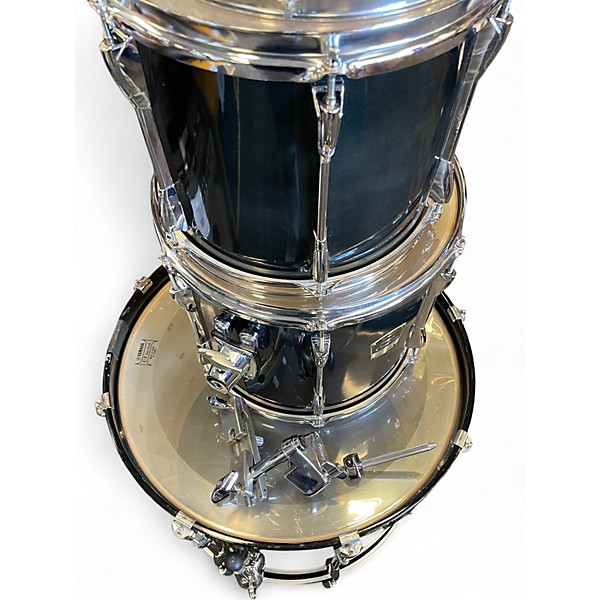 Used Yamaha 4 Piece Stage Custom Advantage Black Drum Kit