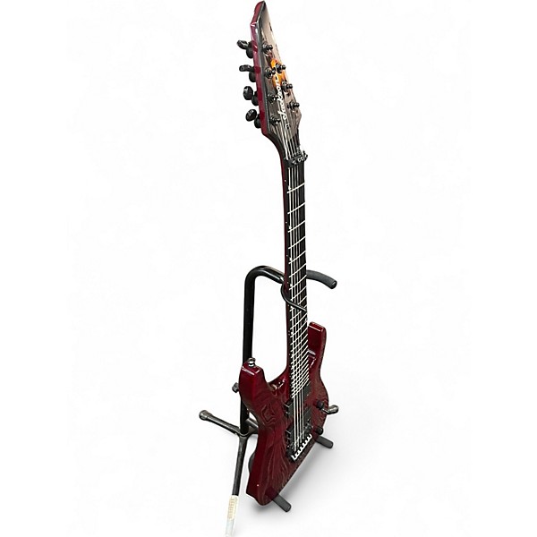 Used Jackson SOLOIST SLATTXMGQ3-7 Trans Red Solid Body Electric Guitar