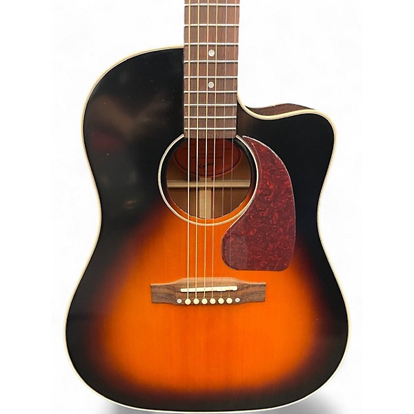 Used Epiphone Inspired by Gibson J-45 Standard EC Vintage Sunburst Acoustic Electric Guitar