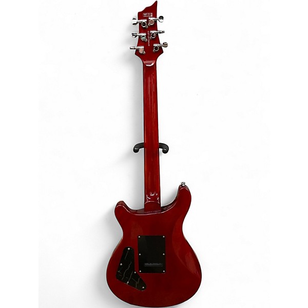 Used Harley Benton CST-24 Deluxe Transparent Red Solid Body Electric Guitar