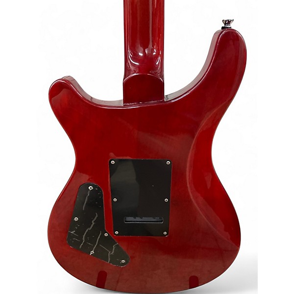 Used Harley Benton CST-24 Deluxe Transparent Red Solid Body Electric Guitar