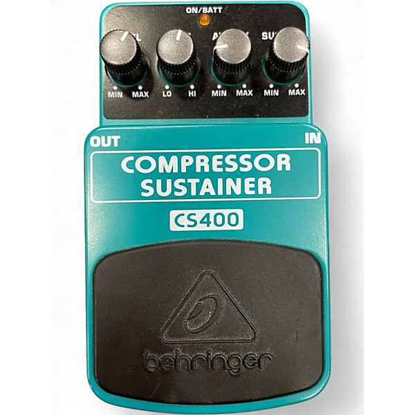 Used Behringer CS400 Compressor Sustainer Effect Pedal