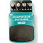 Used Behringer CS400 Compressor Sustainer Effect Pedal thumbnail