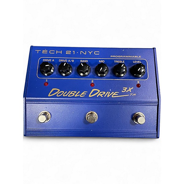 Used Tech 21 DOUBLE DRIVE 3X Effect Pedal