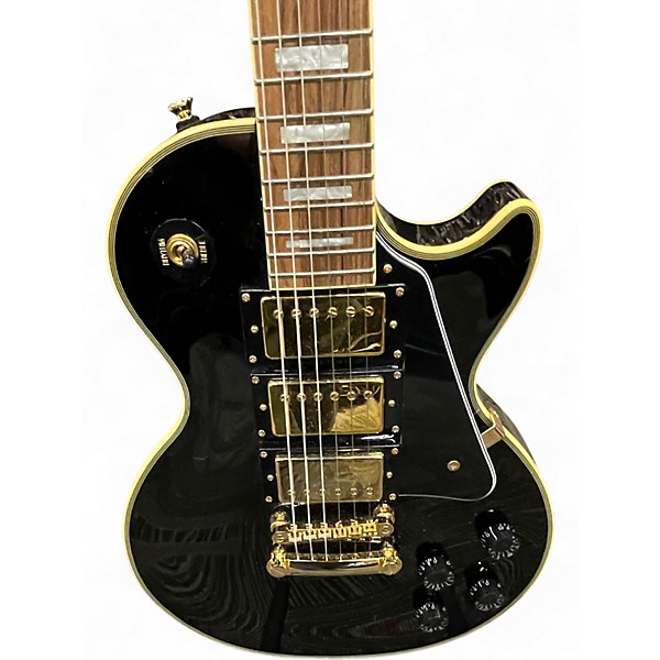 Used Epiphone LES PAUL CUSTOM BLACK BEAUTY Black Solid Body Electric Guitar