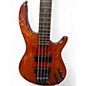 Used Dean Edge 4 String Trans Amber Electric Bass Guitar