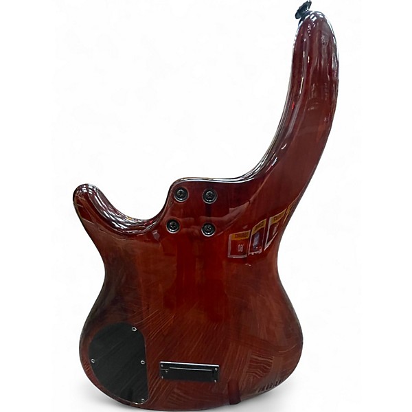 Used Dean Edge 4 String Trans Amber Electric Bass Guitar