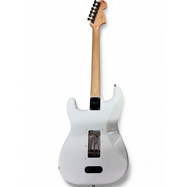 Used Squier Contemporary Active Stratocaster HH White Solid Body Electric Guitar