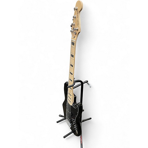 Used Squier Affinity Jazz Bass V 5 String Black Electric Bass Guitar