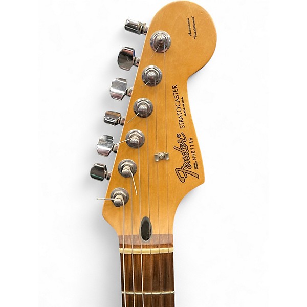 Used Fender American Traditional Fat Strat Red Solid Body Electric Guitar