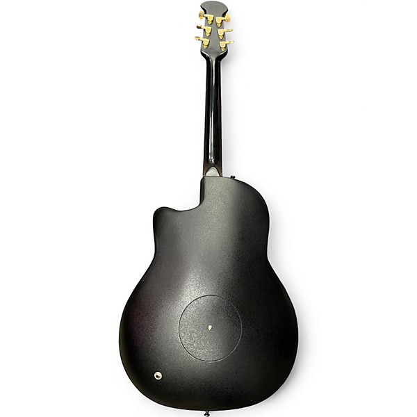 Used Ovation CS257 Celebrity Black Acoustic Electric Guitar