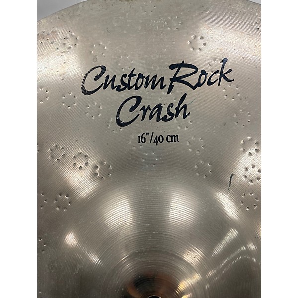 Used Zildjian 16in Z Custom Rock Crash Cymbal