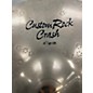 Used Zildjian 16in Z Custom Rock Crash Cymbal