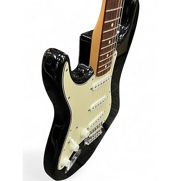 Used Fender LH Strat (MIM) Black Electric Guitar